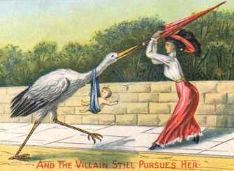 Sex Education Humorous 19th century postcard