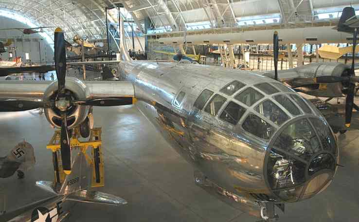 Enola Gay today at the Steven F. Udvar-Hazy Center