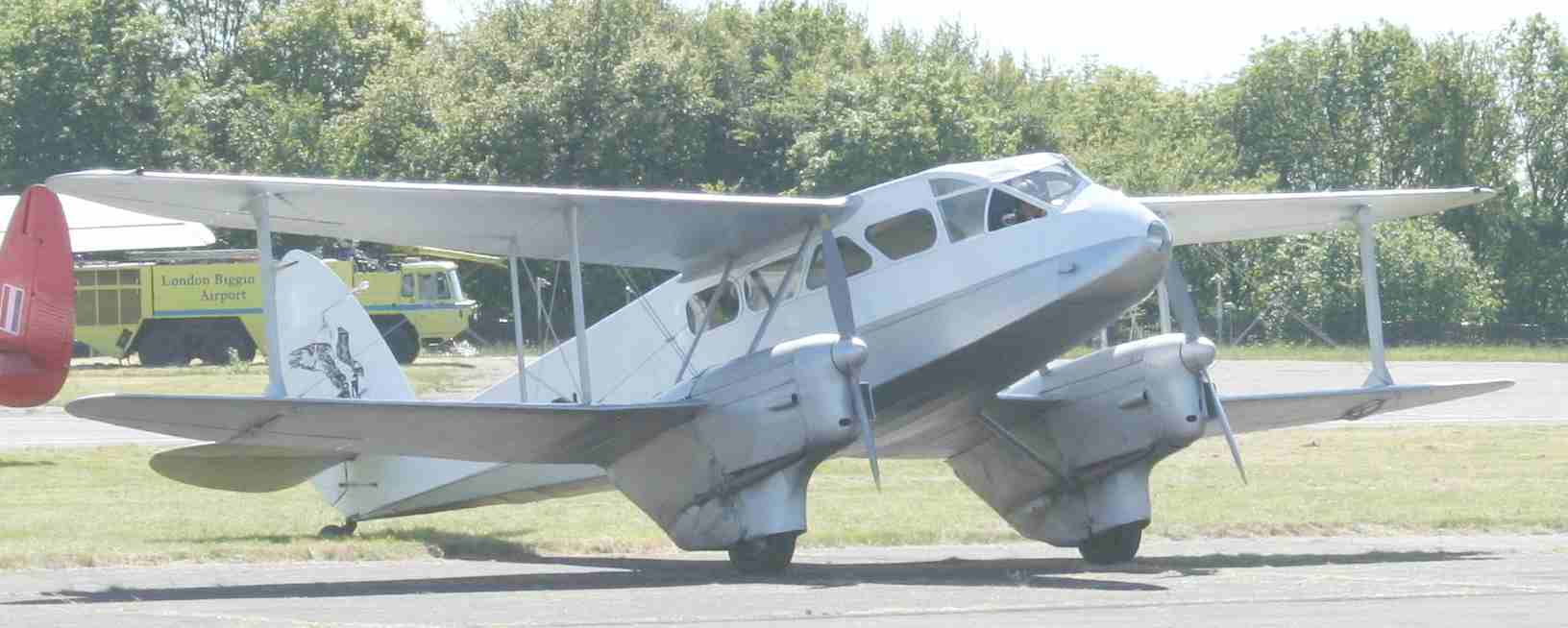Biplane, twin engined petrol powered