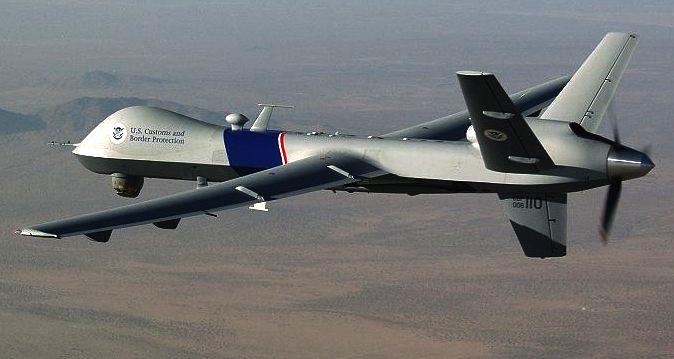 United States Air Force drone border patrol aircraft