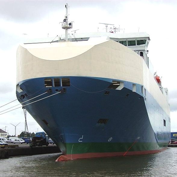 Baltic Ace, cargo ship that sank near Rotterdam December 6 2012