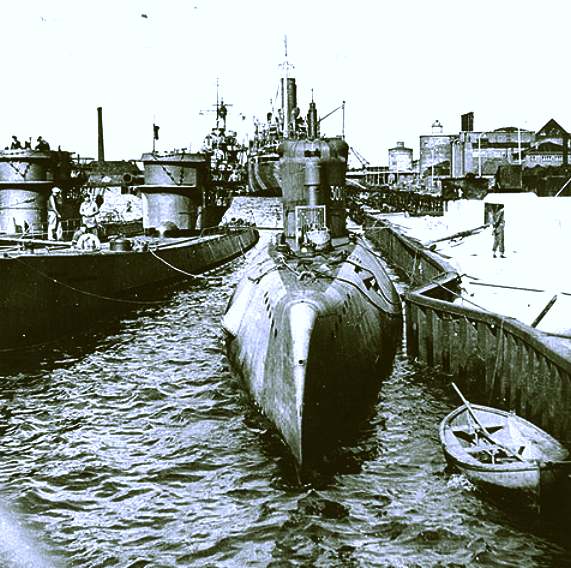 Type XXI 3003 U boat submarine, Germany World War II