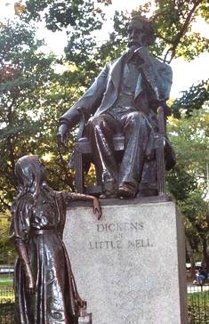 Statue of Charles Dickens in Philadelphia, Peenysylvania