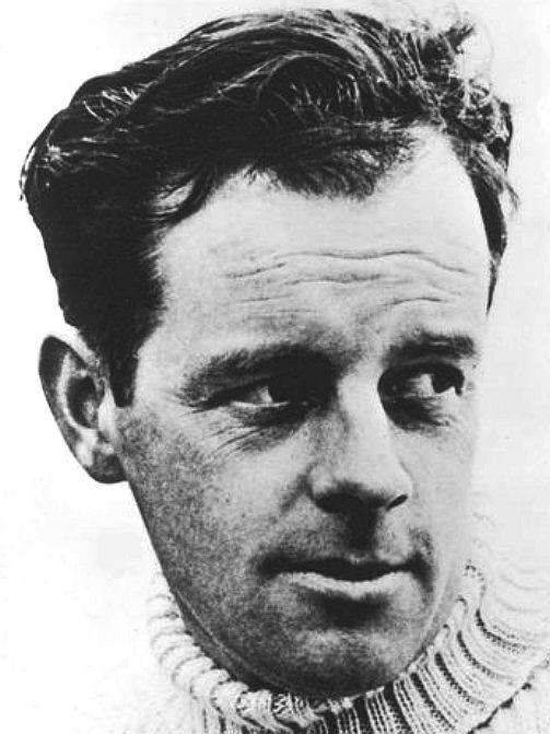 Alistair MacLean in navy sweater