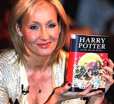 J K Rowling book launch Harry Potter and the Deathly Hallows