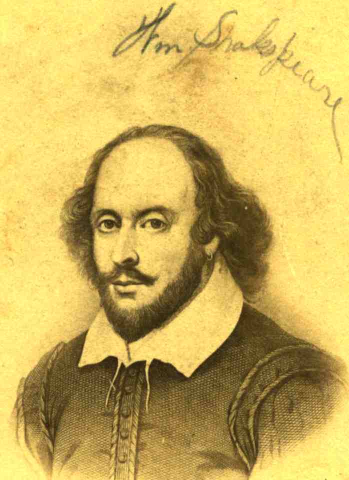William Shakespeare portrait in graphite