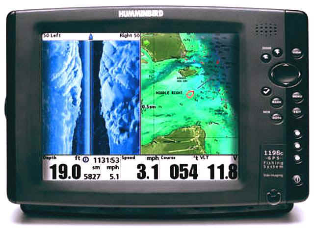 Humminbird GPS chartplotting navionics combo