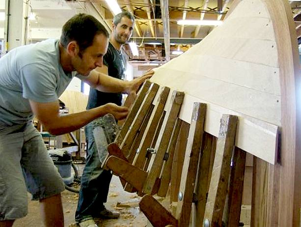 Boat building courses in wood and GRP