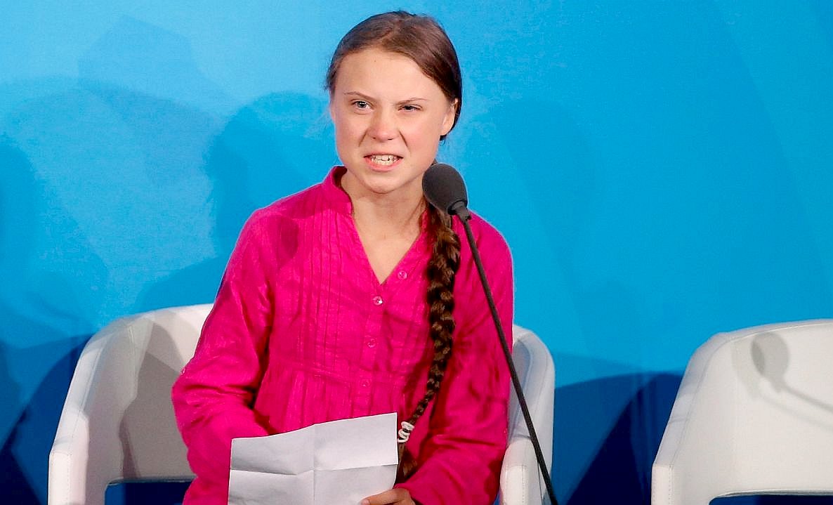 Angry Greta Thunberg says how dare they take her future