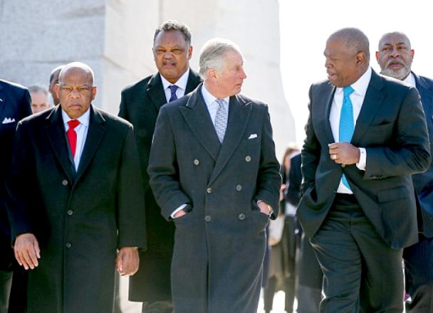 Prince Charles tours the Martin Luther King, Jr.