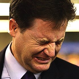 Nick Clegg, ouch that hurts