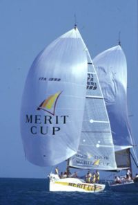 The Admirals Cup 1999 Sydney a 40 foot sailing boat