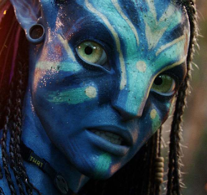 Avatar 3D feature film graphics, Neytiri