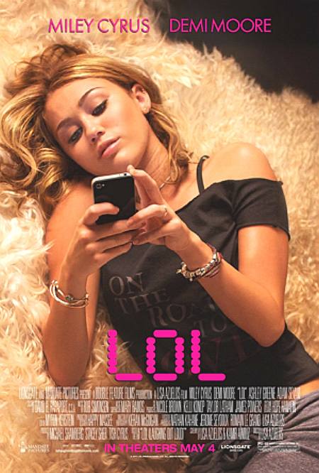 LOL 2012 film starring Miley Cyrus and Demi More