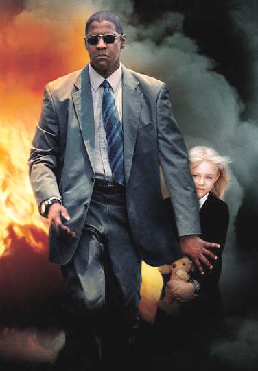 Denzel Washington in Man on Fire movie poster