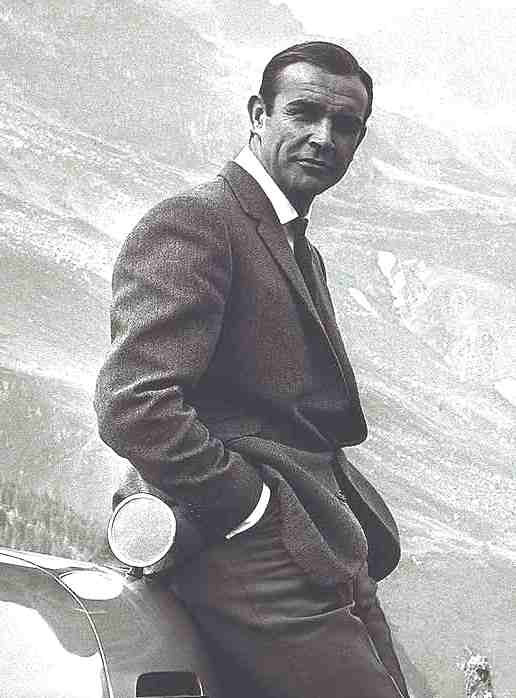 Sean Connery as James Bond in Goldfinger