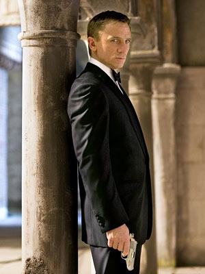 Casino Royale Daniel Craig as James Bond bow tie