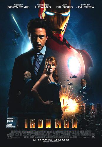 Iron Man poster, Robert Downey Junior and Gwyneth Paltrow