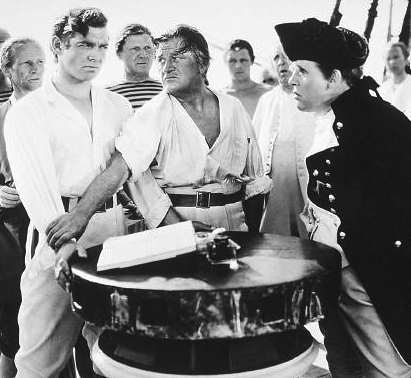 Mutiny on the Bounty Clarke Gable and Charles Laughton 1935