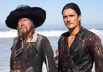 Captain Barbossa and Will Turner, Pirates of the Caribbean, At World's End