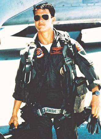 Tom Cruise as'Maverick' Also Known As Top Guns USA working title 