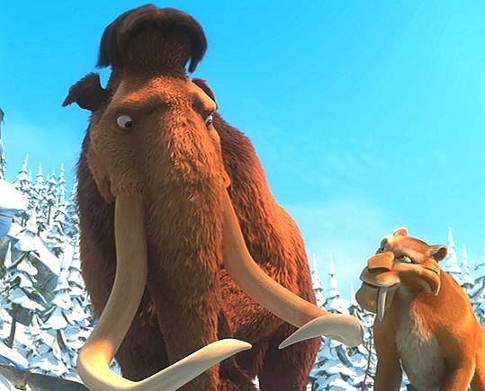 Ice Age - Manny the mammoth & Diego the sabre tooth tiger