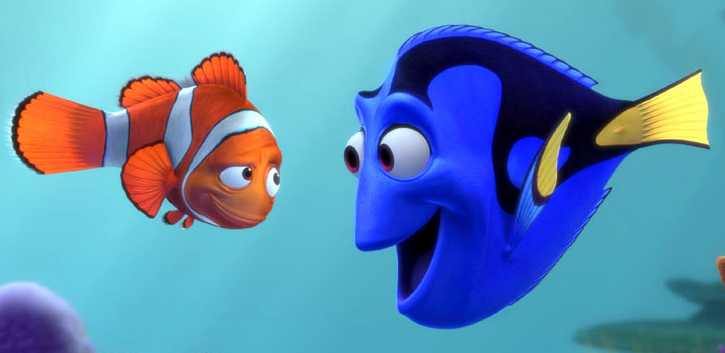 Finding Nemo Marlin and Dory