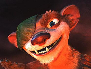 Buck the pirate weasel in Ice Age 4