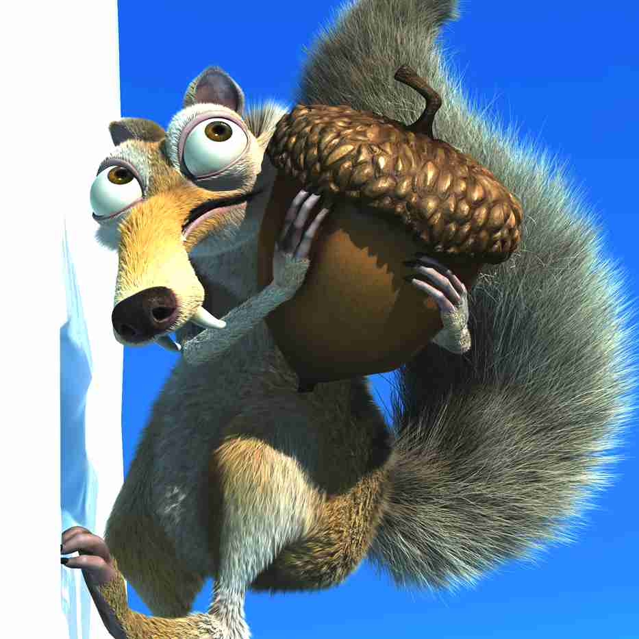 Ice Age - Scrat and his beloved acorn