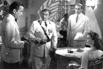 Casablanca - Rick (Humphrey Bogart) meets Ilsa (Ingrid Bergamn)