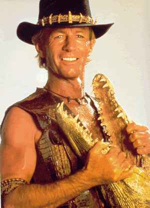 PAUL HOGAN HOLLYWOOD ACTOR CROCODILE DUNDEE