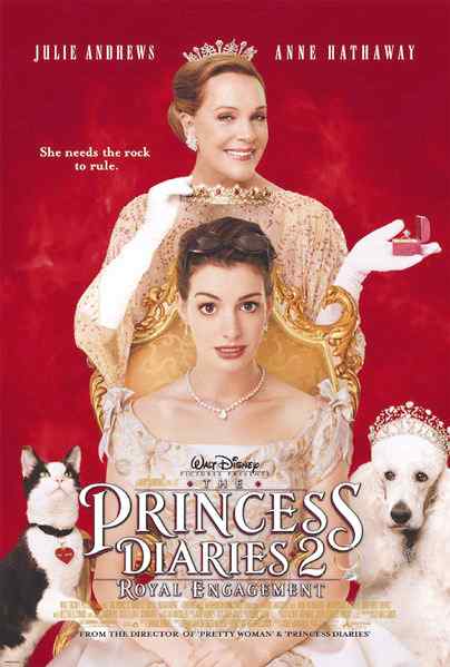 anne hathaway in princess diaries 1. Julie Andrews with Anne