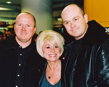 Eastenders Peggy Mitchell, Phill and Grant