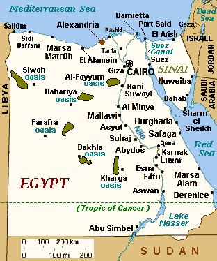   World  Kids on Map Of Egypt