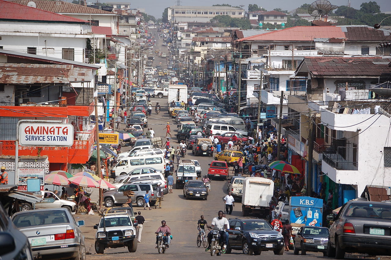 Downtown Monrovia, Liberia, West Africa