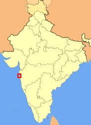 India, Mumbai location map