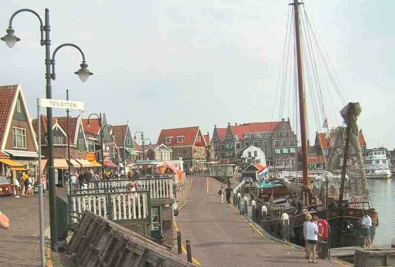Holland Volendam harbour