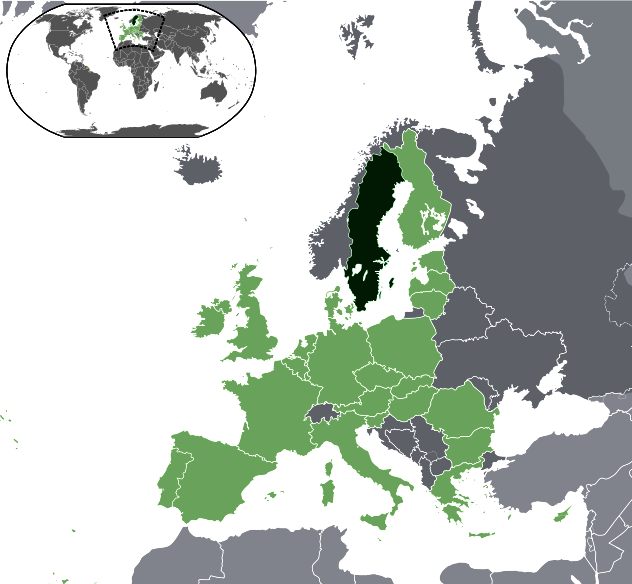 Electricity prices in Sweden, Europe