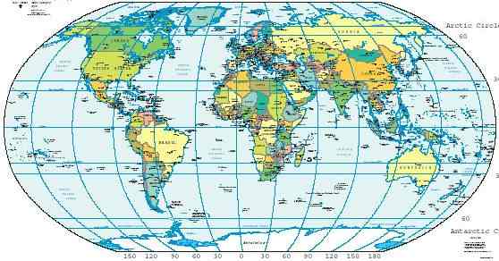 THE EQUATOR WORLD NAVIGATION EQUATORIAL ROUTE OR WAYPOINTS