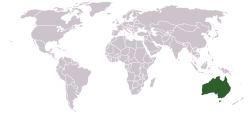 Location of Australia