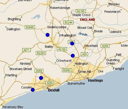 Bexhill Map