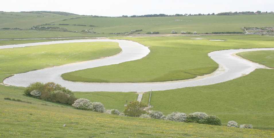 Cuckmere Haven, famous Ox Bow Lake