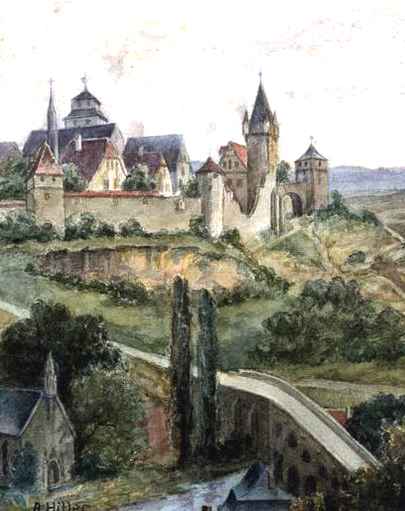 A water-colour painting by Adolf Hitler