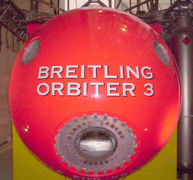 Breitling Orbiter 3 Capsule end view