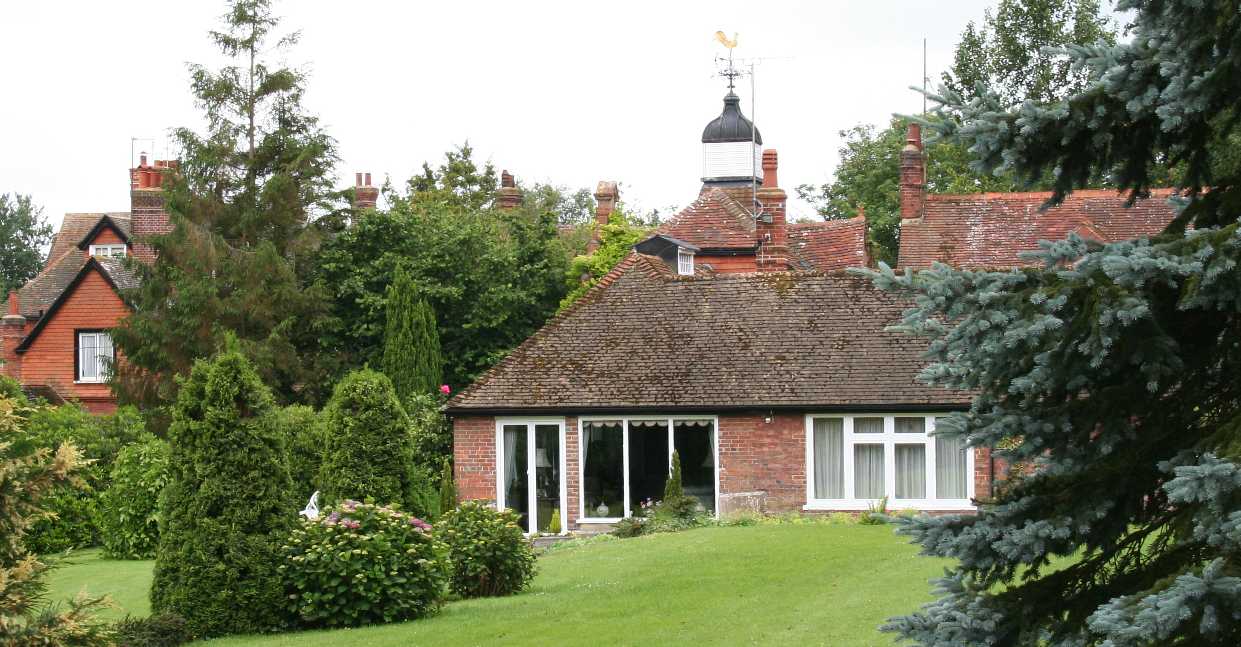 The Old Rectory - East elevation, unspoiled - Peter and June Townley