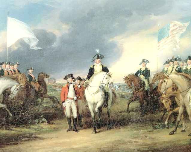 Surrender At Yorktown. Surrender of Cornwallis