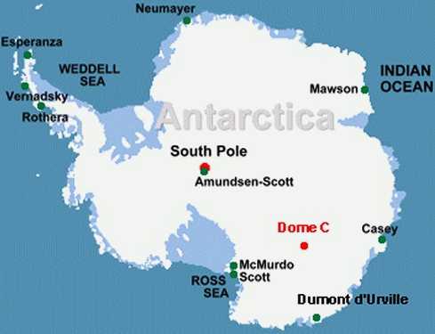 Antarctica, the South Pole