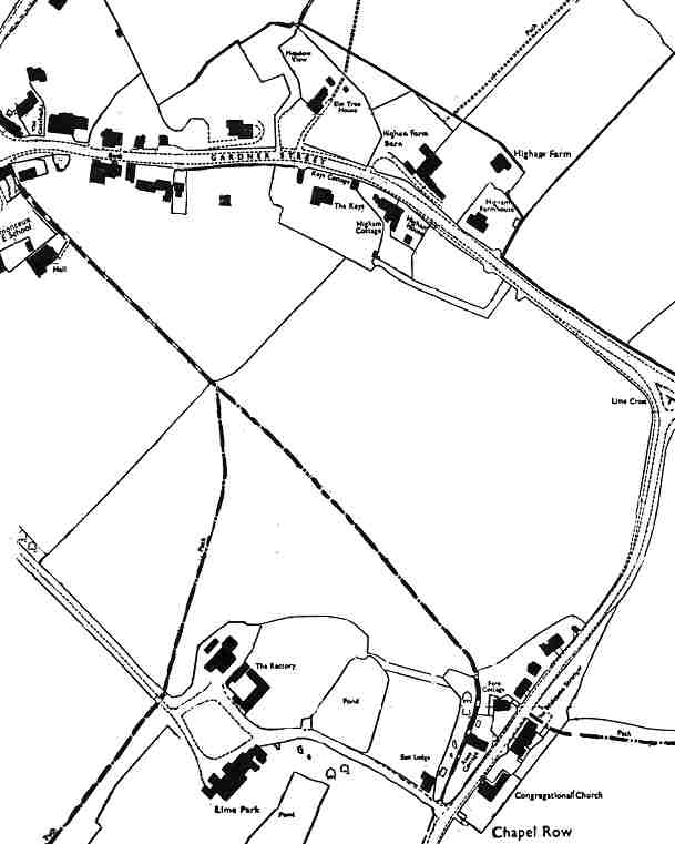 Map of Herstmonceux, world's oldest surviving electricity monument