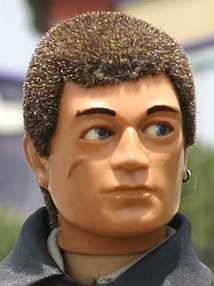 action man with moving eyes