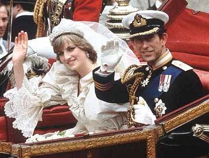 The Prince and Princess of Wales return from their 1981 wedding at St. Paul's Cathedral